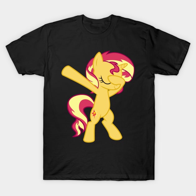 Sunset Shimmer Dabbing T-Shirt by Wissle